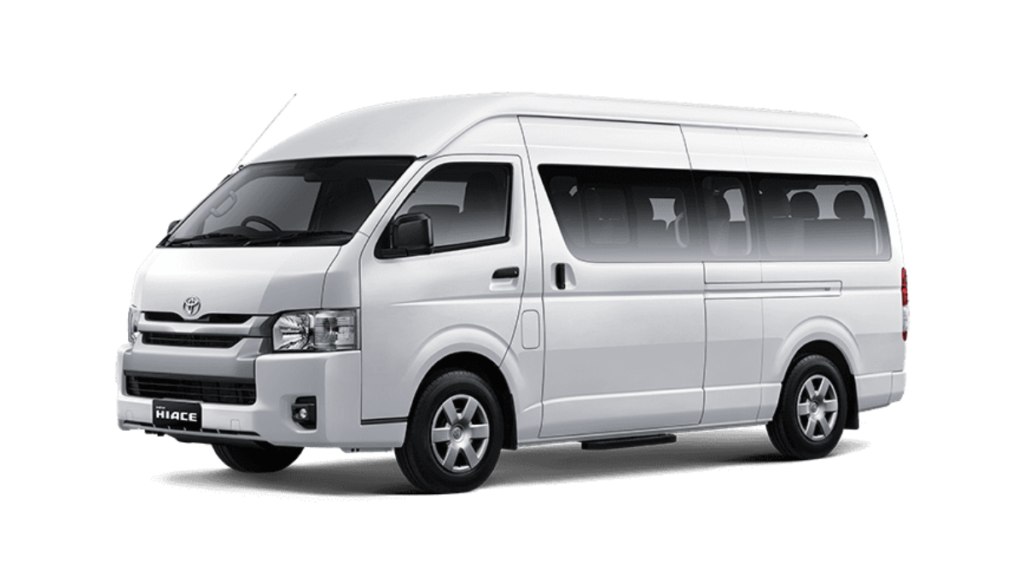 Home hiace commuter putih