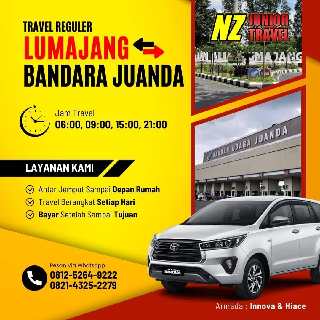travel lumajang bandara juanda