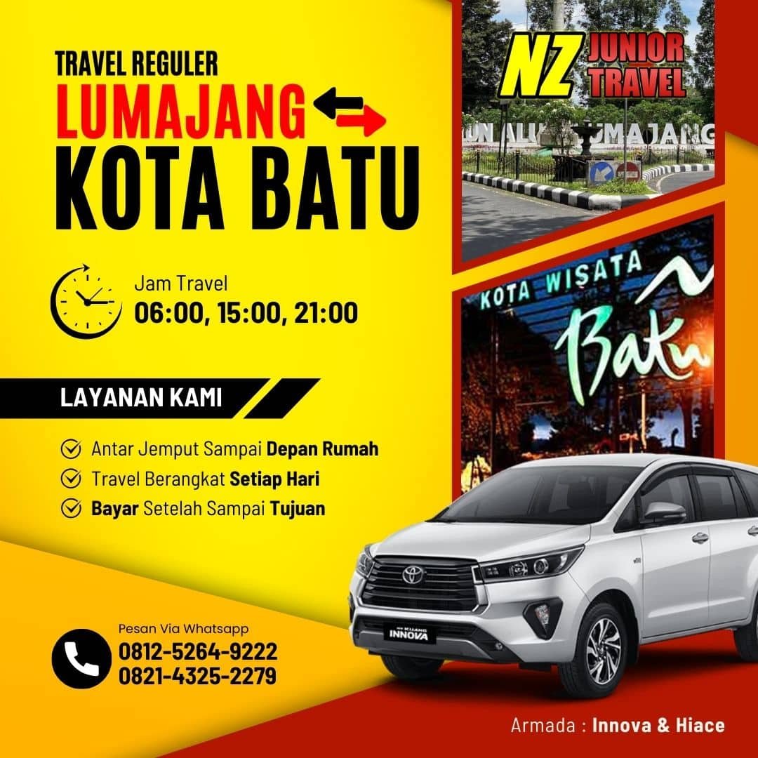 travel lumajang kota batu