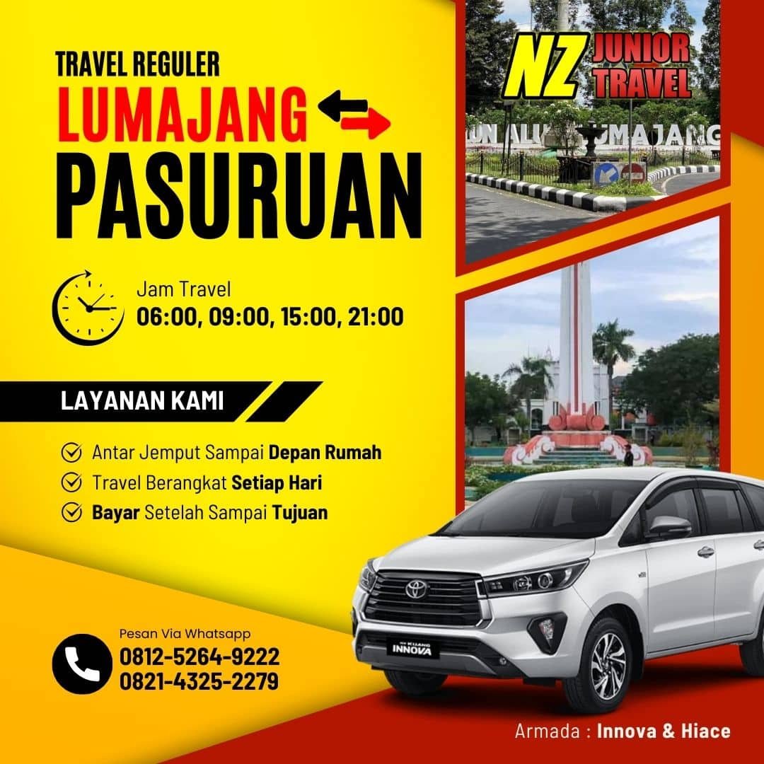 travel lumajang pasuruan