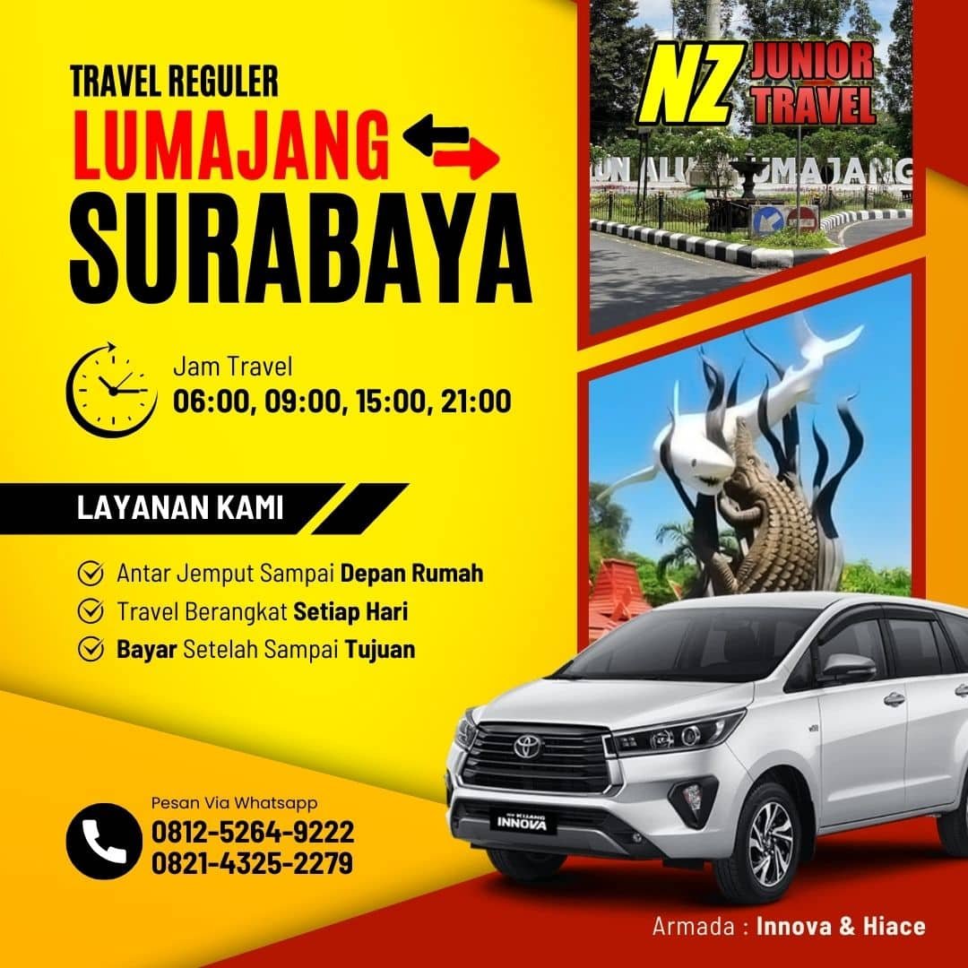 travel lumajang surabaya